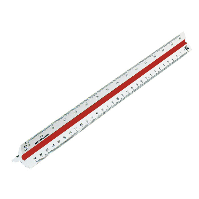 Schaalstok Rumold 150/30 2 1:20/25/33.33/50/75/100
