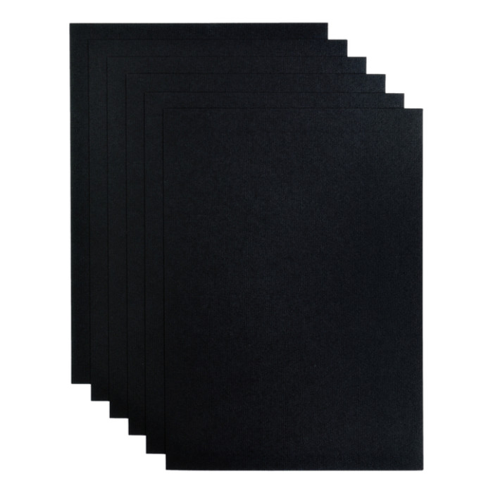 Kopieerpapier Papicolor A4 200gr 6 vel ravenzwart