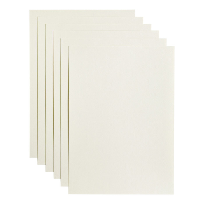 Kopieerpapier Papicolor A4 200gr 6 vel anjerwit