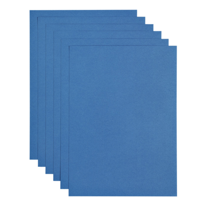 Kopieerpapier Papicolor A4 200gr 6 vel royal blue