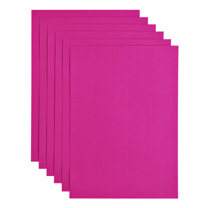 Kopieerpapier Papicolor A4 200gr 6 vel felroze