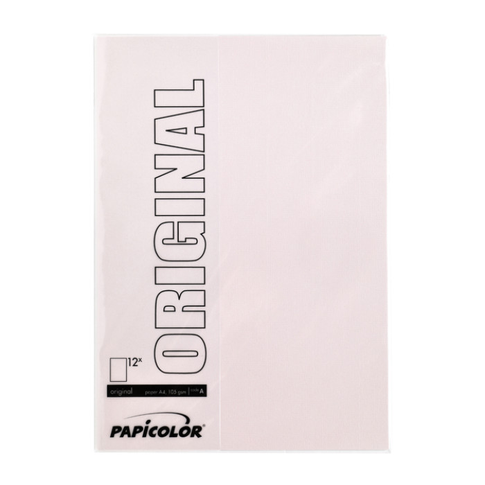Kopieerpapier Papicolor A4 200gr 6 vel lichtroze