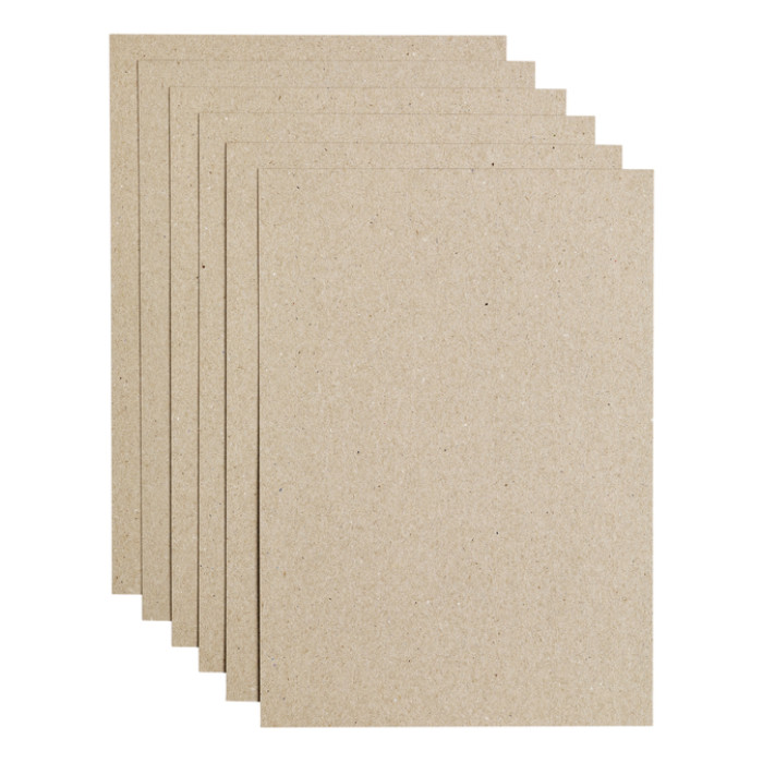 Kopieerpapier Papicolor A4 220gr 6 vel kraft grijs