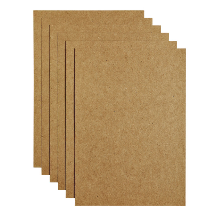 Kopieerpapier Papicolor A4 220gr 6 vel kraft bruin