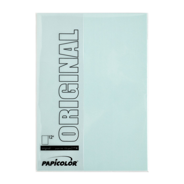 Kopieerpapier Papicolor A4 100gr 12 vel zeegroen