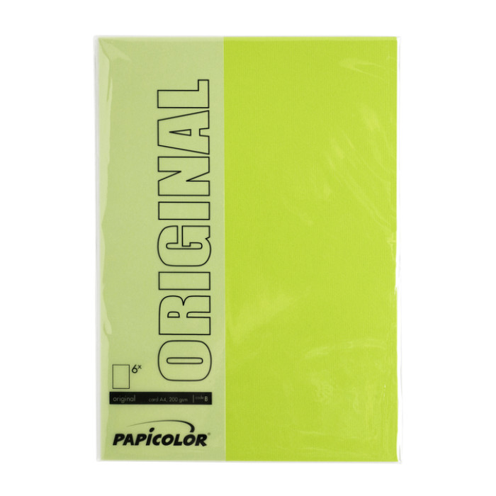 Kopieerpapier Papicolor A4 100gr 12 vel appelgroen