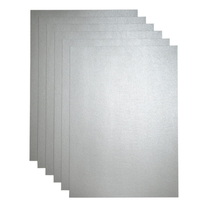 Kopieerpapier Papicolor A4 120gr 6 vel metallic zilver