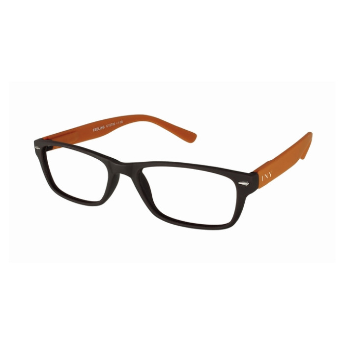 Leesbril I Need You +1.50 dpt Feeling bruin-oranje