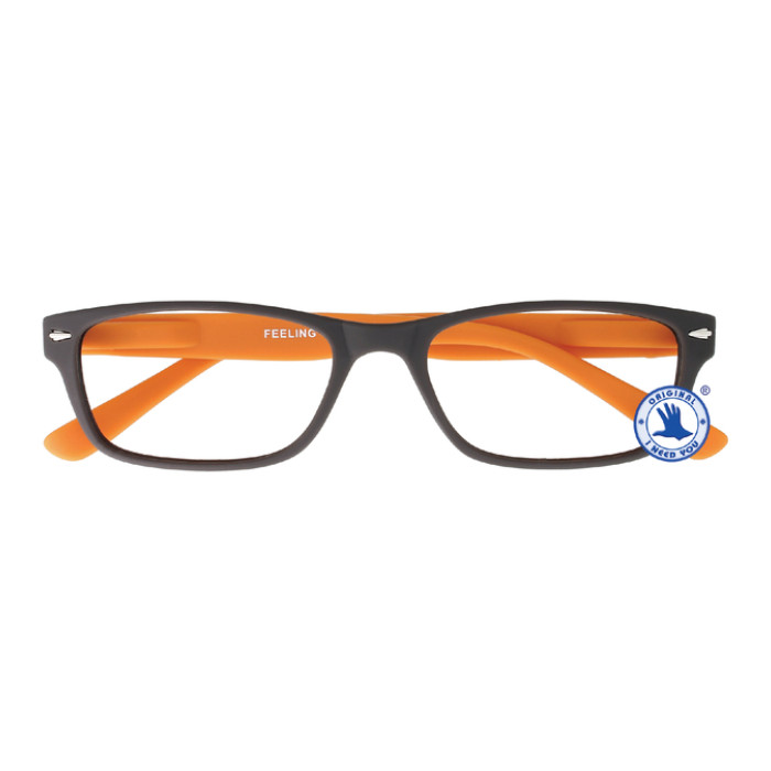 Leesbril I Need You +1.50 dpt Feeling bruin-oranje