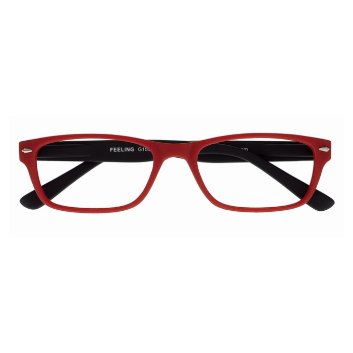Leesbril I Need You +1.50 dpt Feeling rood-zwart