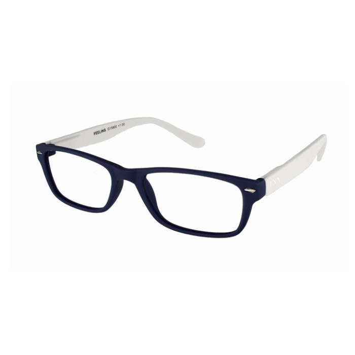 Leesbril I Need You +2.00 dpt Feeling blauw-wit