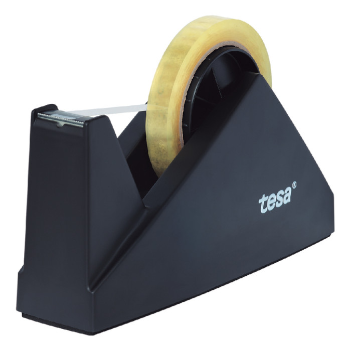 Plakbandhouder tesa® Easy Cut Economy voor rollen tot 66m zwart