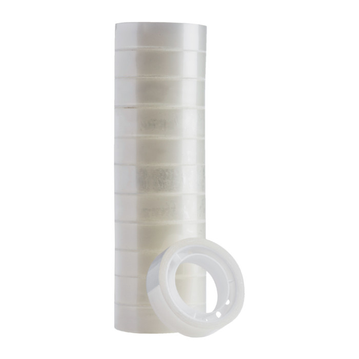 Plakband Quantore 12mmx10m transparant