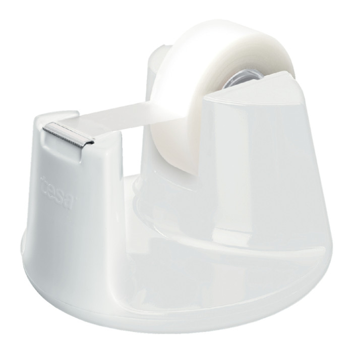 Plakbandhouder Tesa Compact wit met 1rol tape 19mmx33m