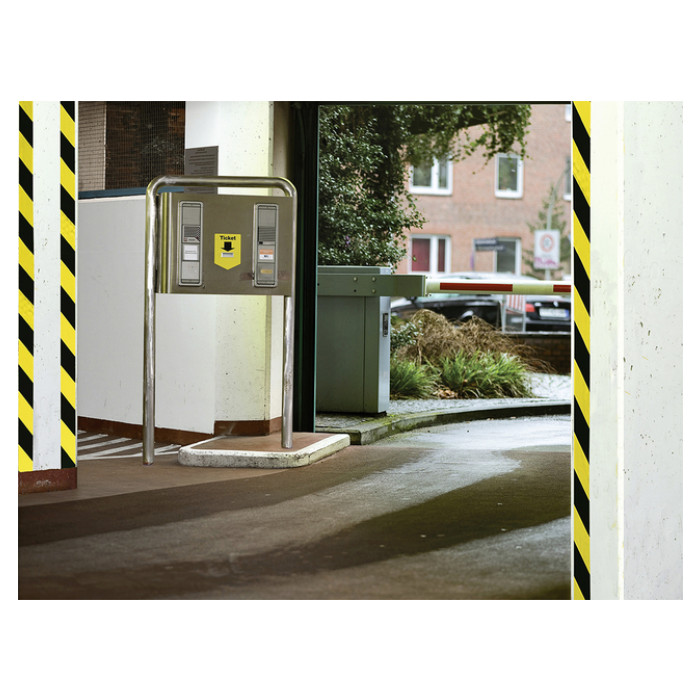 Waarschuwings- en markeringstape tesa® Signal Universal 66mx50mm geel/zwart