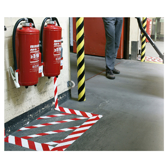 Waarschuwings- en markeringstape tesa® Signal Universal 66mx50mm rood/wit