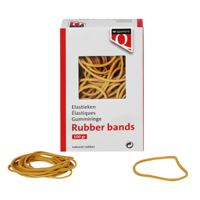 Elastiek Quantore 22 100x1,5x1mm 100gram