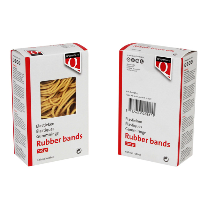 Elastiek Quantore 16 60x1.5x1mm 100gram