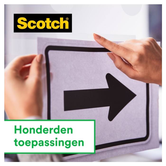 Plakband Scotch Magic 810 19mmx33m onzichtbaar mat