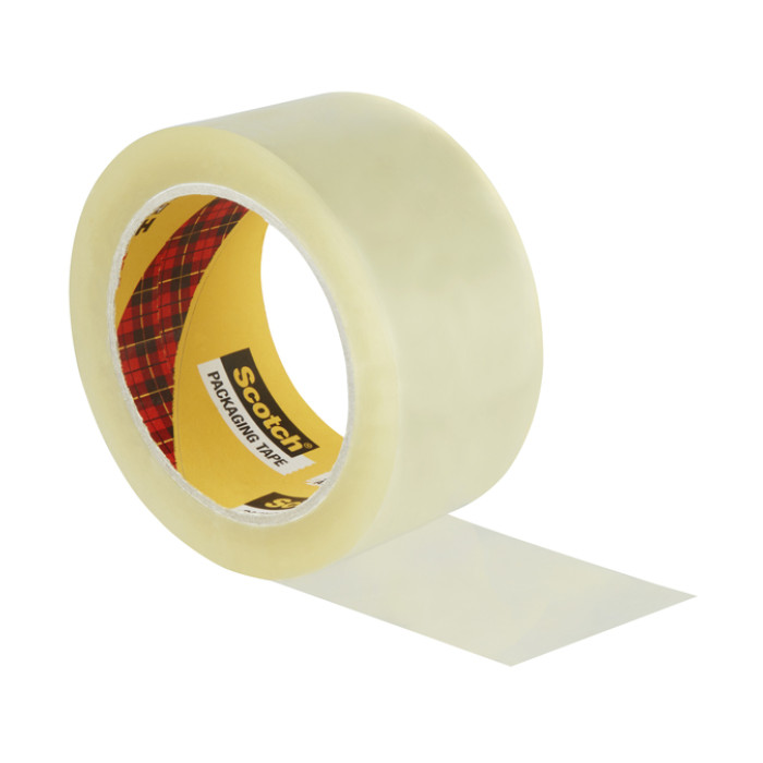 Verpakkingstape Scotch Secure Seal 50mmx66m transparant 6 rollen