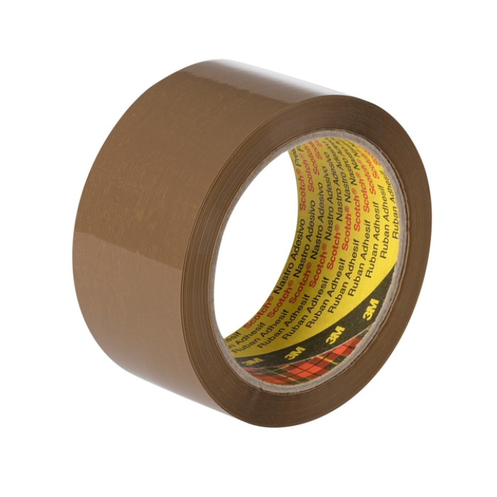 Verpakkingstape Scotch 371 50mmx66m bruin PP 6 rollen