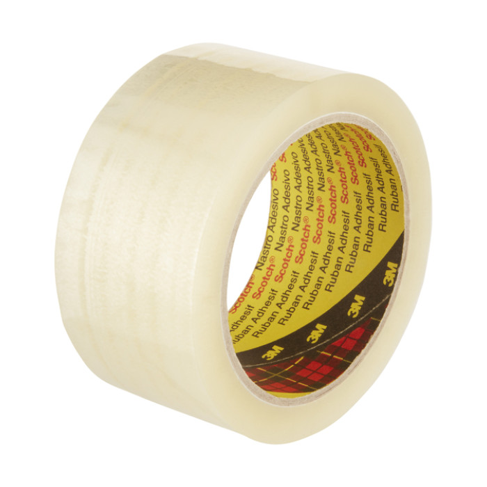 Verpakkingstape Scotch 371 50mmx66m transparant PP 6 rollen