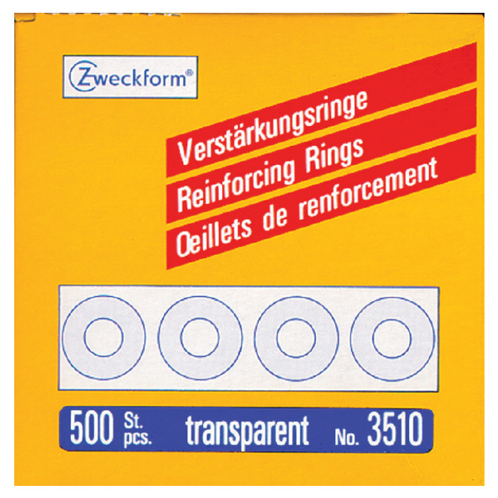 Versterkingsringen Avery Zweckform 3510 13Mm 500stuks transp