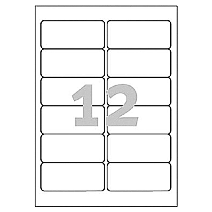 Etiket Avery L4776-20 99.1x42.3mm polyester wit 240 etiketten