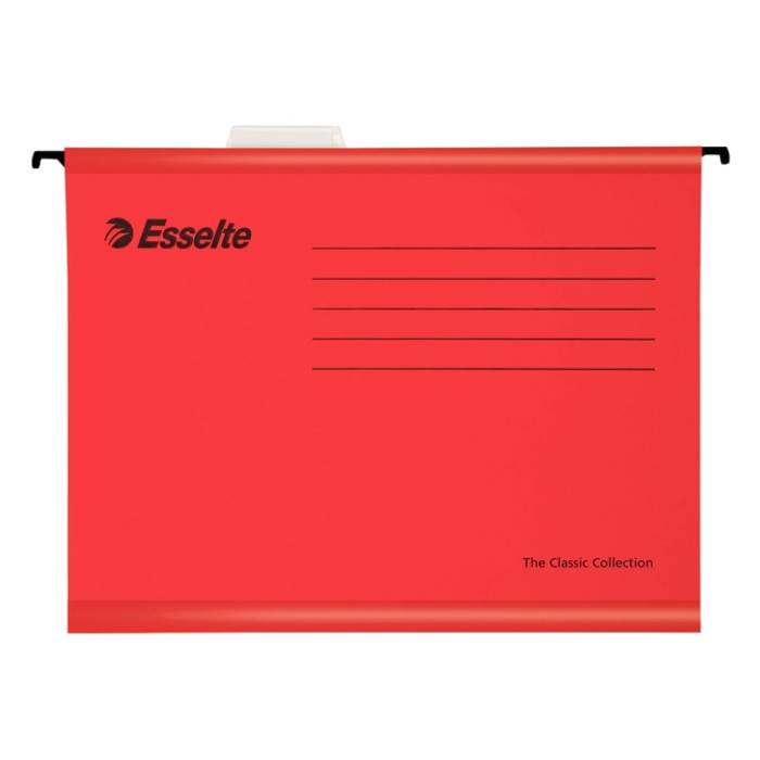 Hangmap Esselte Classic A4 V-bodem 345x240mm rood