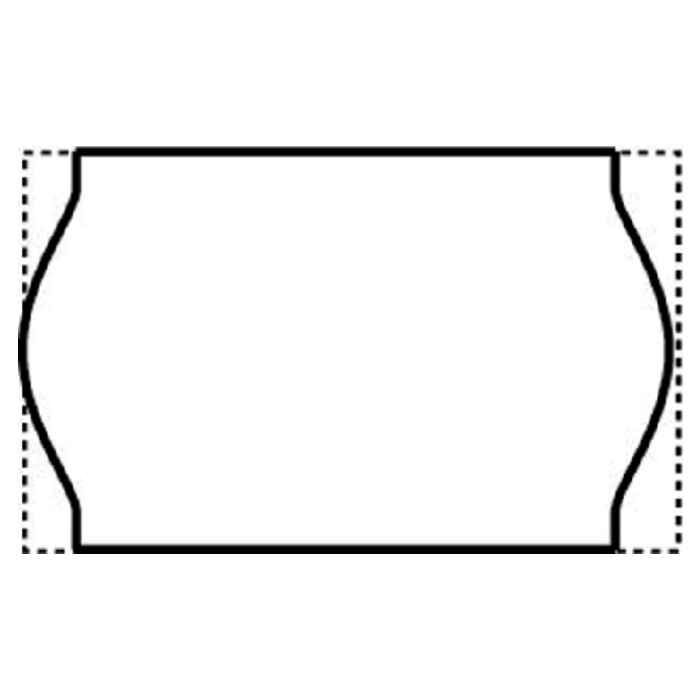 Prijsetiket 16x26mm Open-Data S14/Sato Judo afneembaar wit