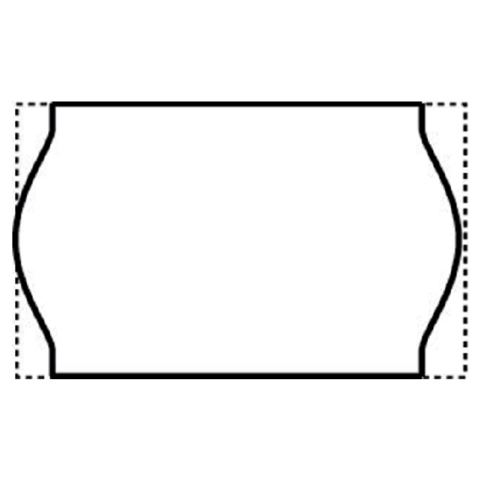 Prijsetiket 16x26mm Open-Data S14/Sato Judo permanent wit 1000 stuks