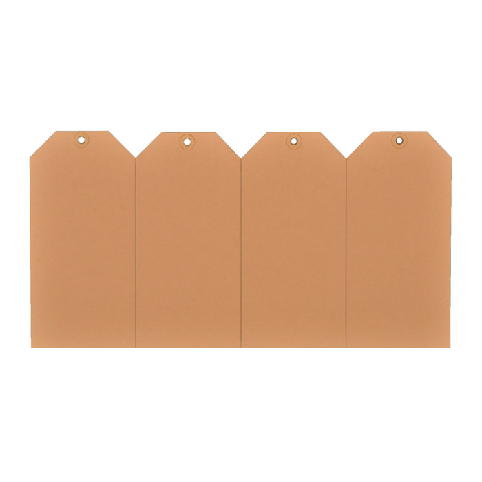 Label karton nr 3 200gr 45x90mm chamois 1000 stuks