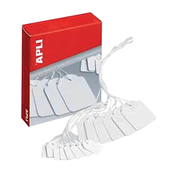 Label Apli karton nr 383 7x19mm wit 1000 stuks