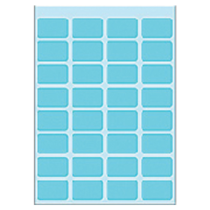 Etiket HERMA 3643 12x19mm blauw 160stuks