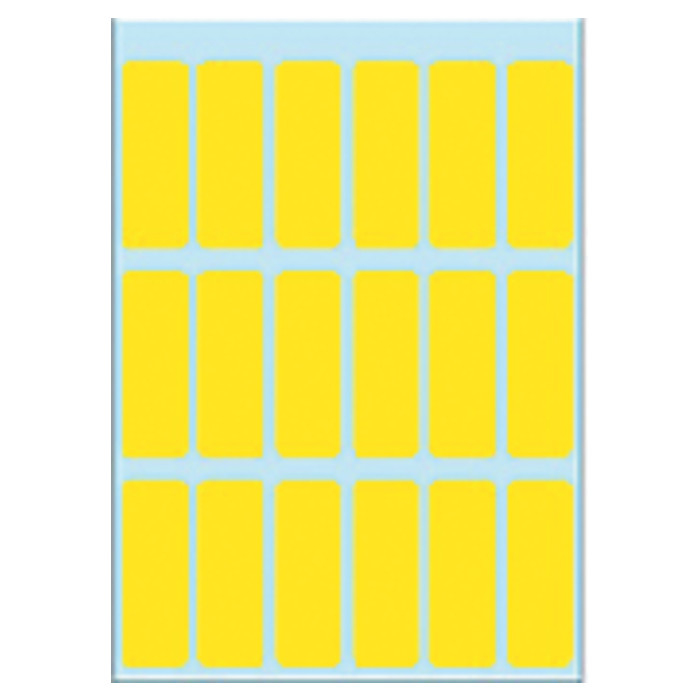 Etiket HERMA 3651 12x34mm geel 90 stuks