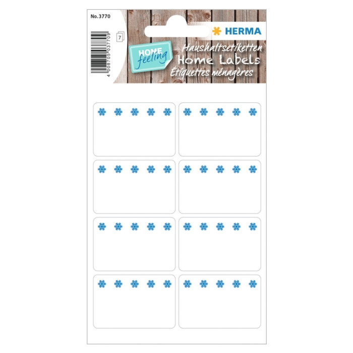Etiket HERMA 3770 26x40mm diepvries wit 56stuks