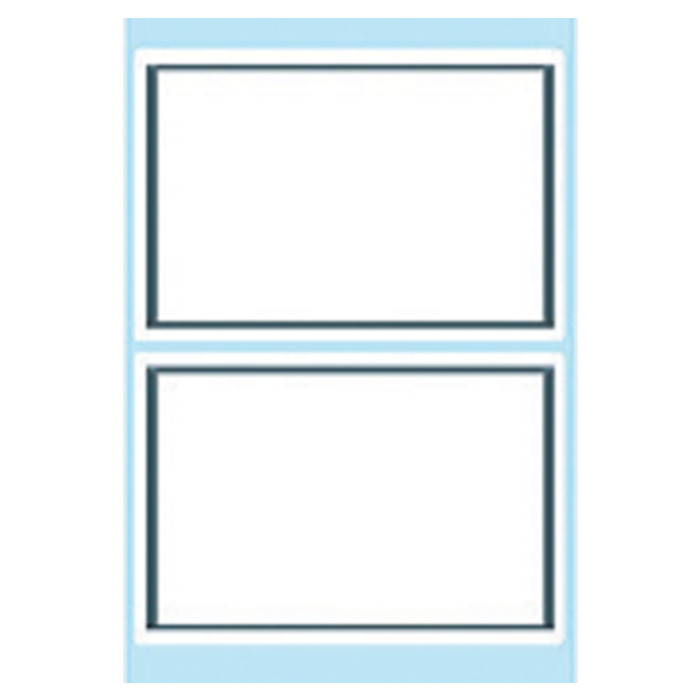 Etiket HERMA 5715 53x80mm schrift grijs kader 12stuks