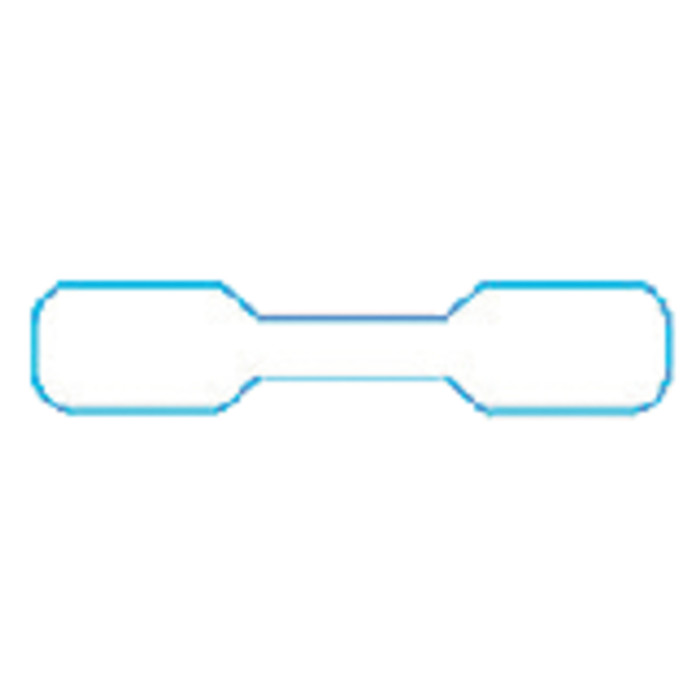 Etiket HERMA 2510 10x49mm wit 576 etiketten
