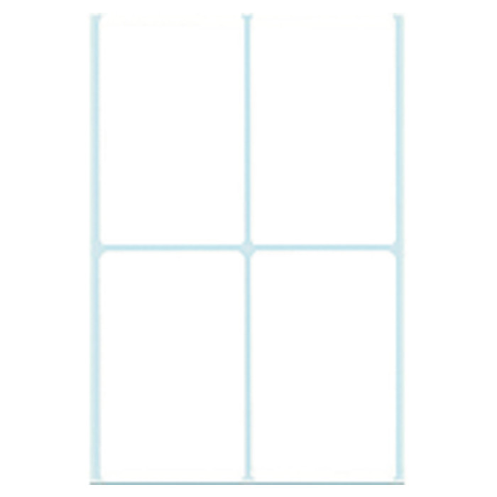 Etiket HERMA 2490 52x82mm wit 128 stuks