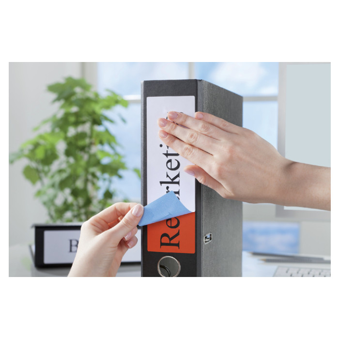 Rugetiket Avery Zweckform breed 61x192mm zelfklevend wit 100 vel