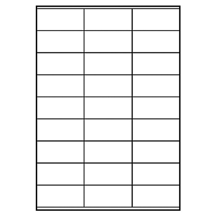 Etiket Avery Zweckform 3479 70x32mm wit 2700stuks