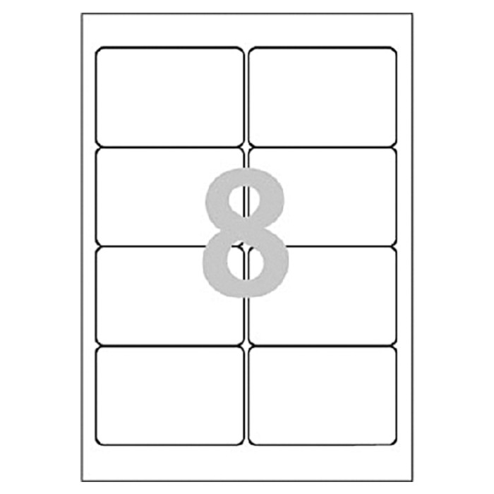 Etiket Avery L4745REV-25 96x63.5mm wit 200 etiketten
