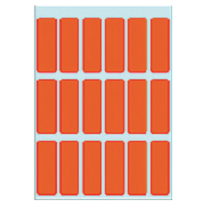 Etiket HERMA 3652 12x34mm rood 90 stuks