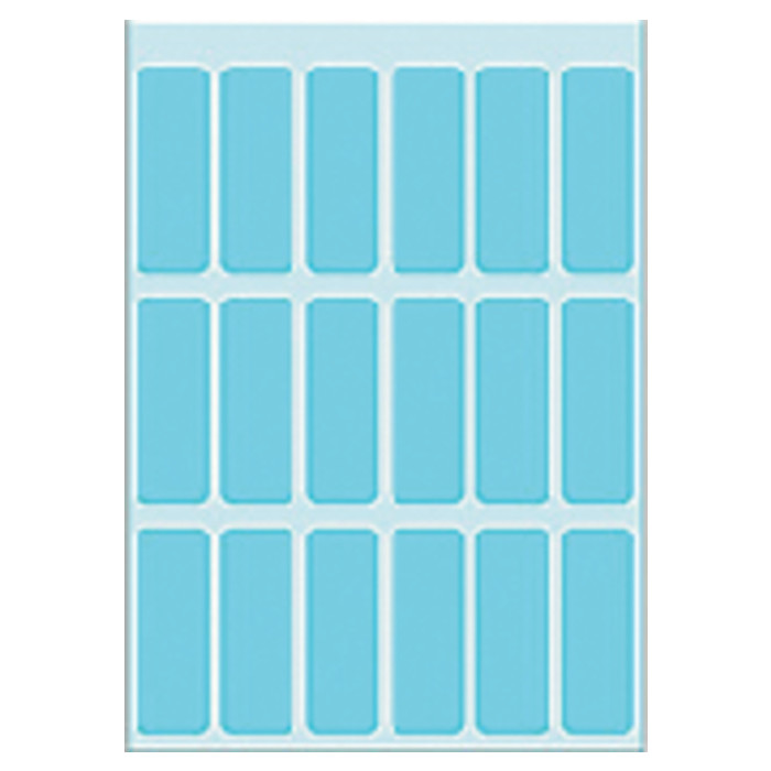 Etiket HERMA 3653 12x34mm blauw 90 stuks