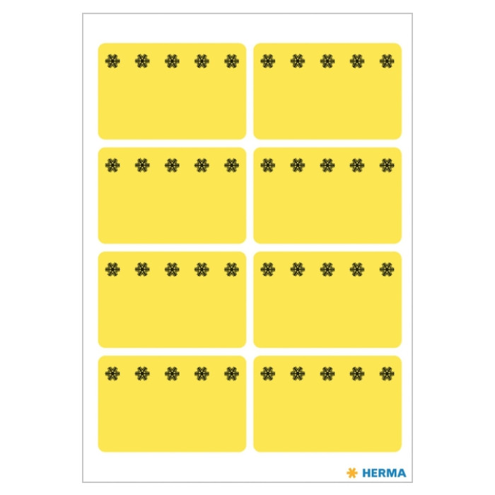 Etiket HERMA 3771 26x40mm diepvries geel 48stuks