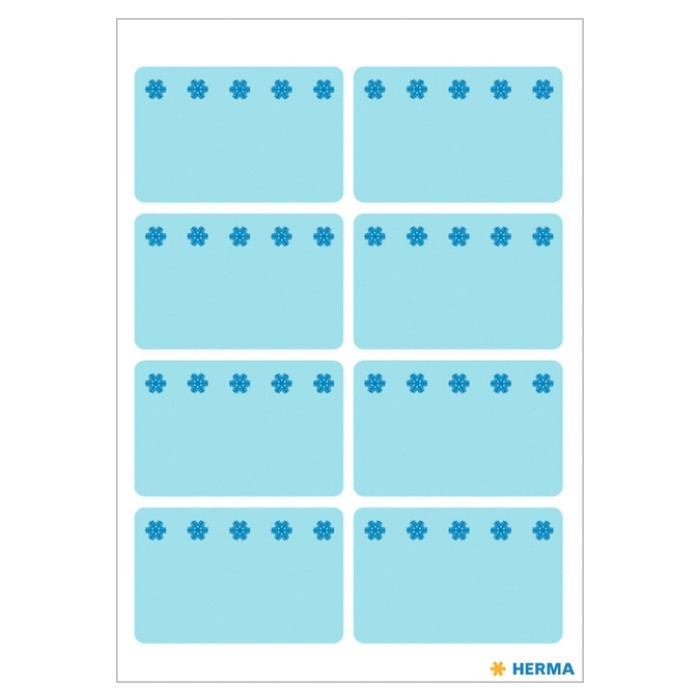 Etiket HERMA 3773 26x40mm diepvries blauw 48stuks