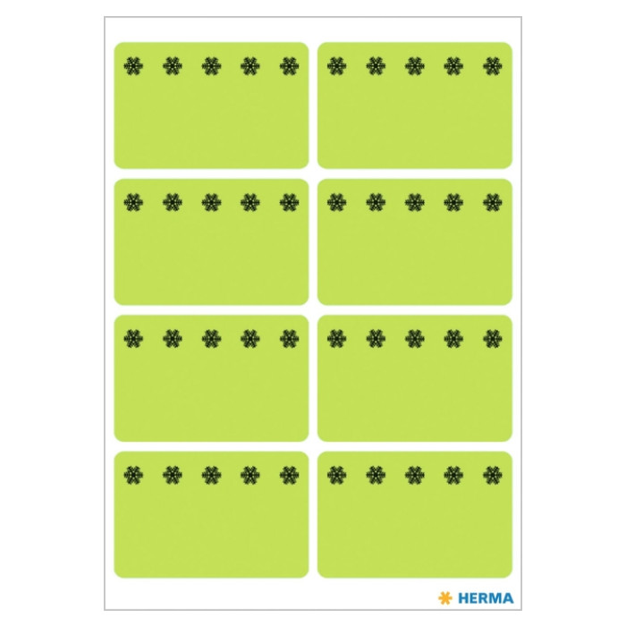 Etiket HERMA 3775 26x40mm diepvries groen 48stuks