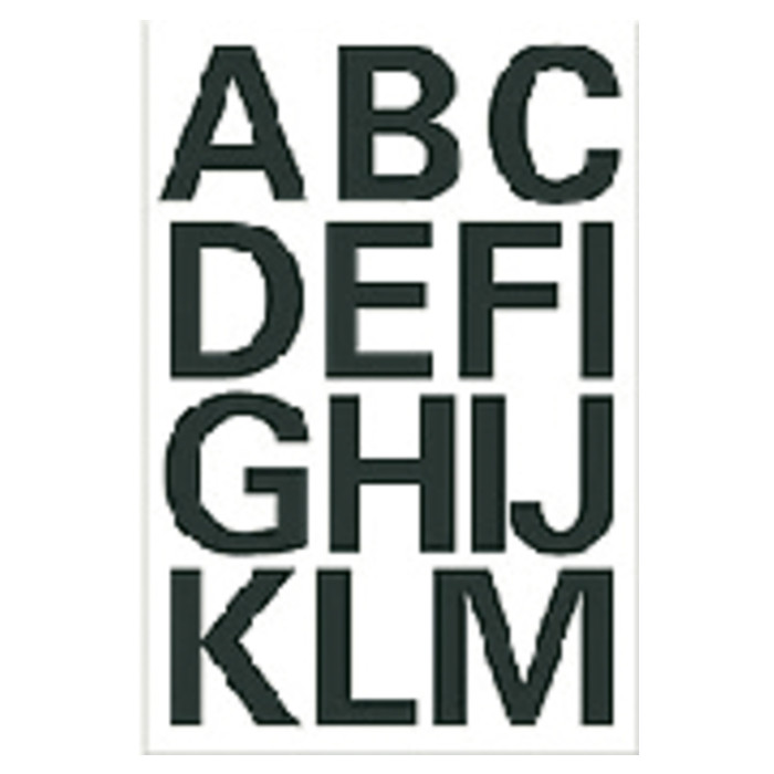 Etiket HERMA 4167 25mm letters A-Z zwart
