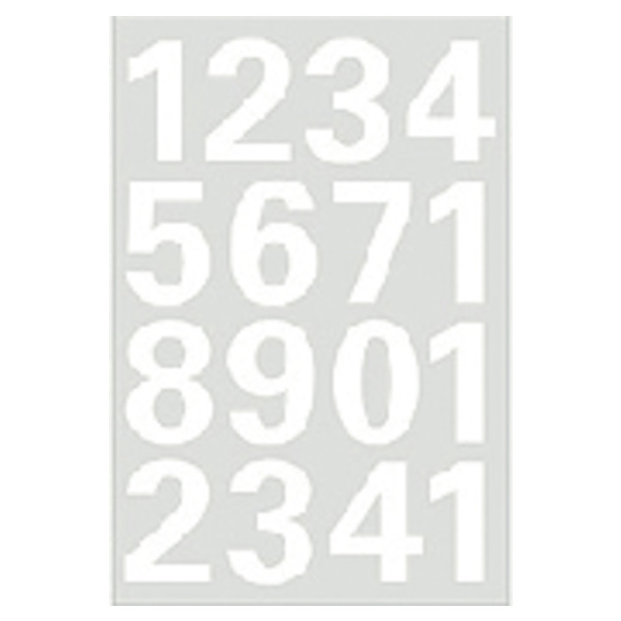 Etiket HERMA 4170 25mm getallen 0-9 wit