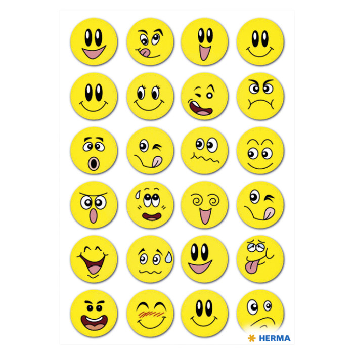 Etiket HERMA 3657 smiley met wiebeleffect